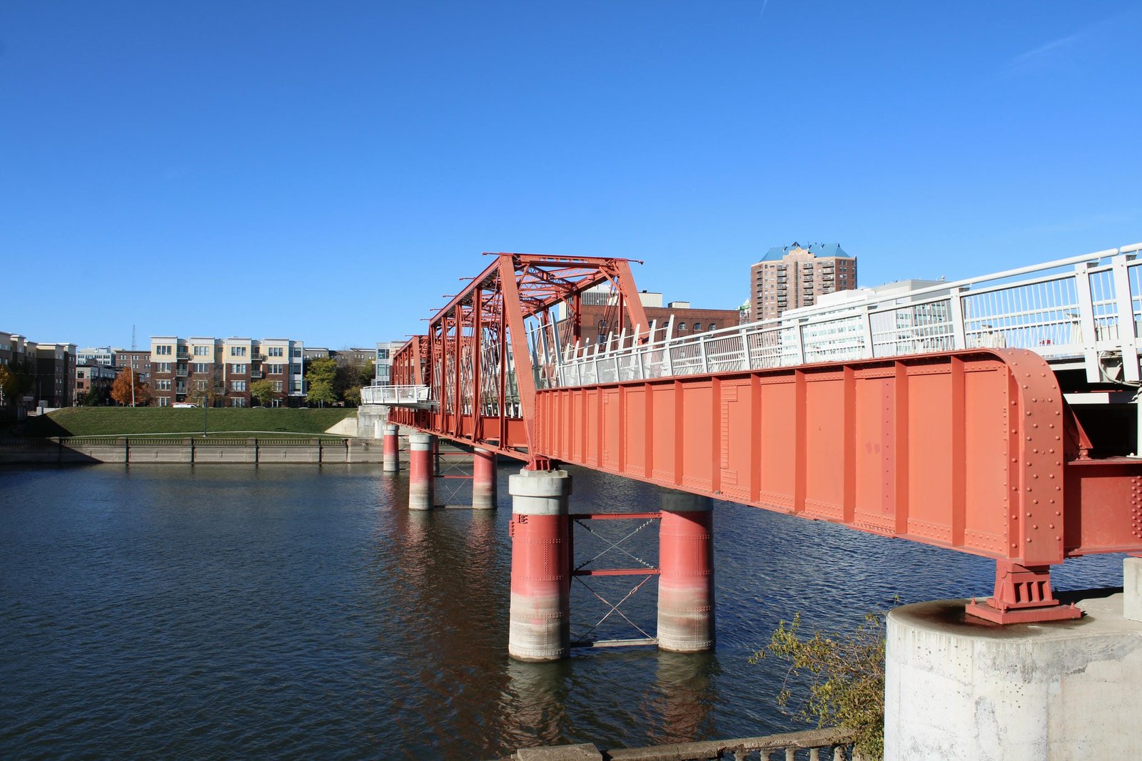 Looking west